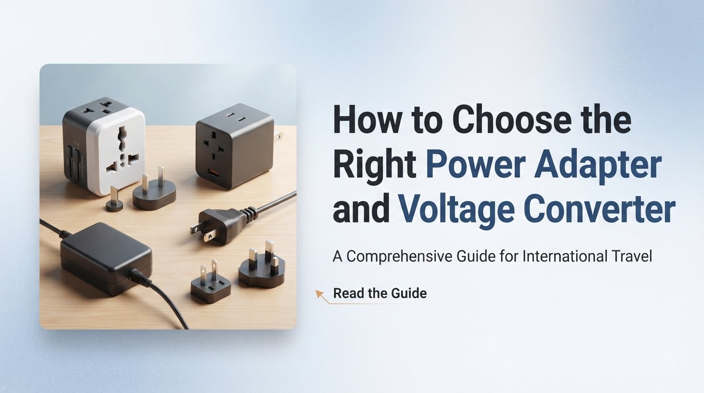 How to Choose the Right Power Adapter and Know If You Need a Voltage Converter