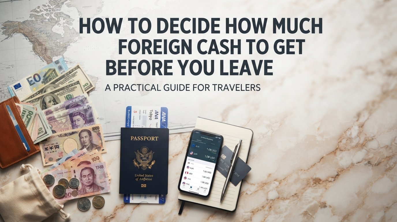 How to Decide How Much Foreign Cash to Get Before You Leave
