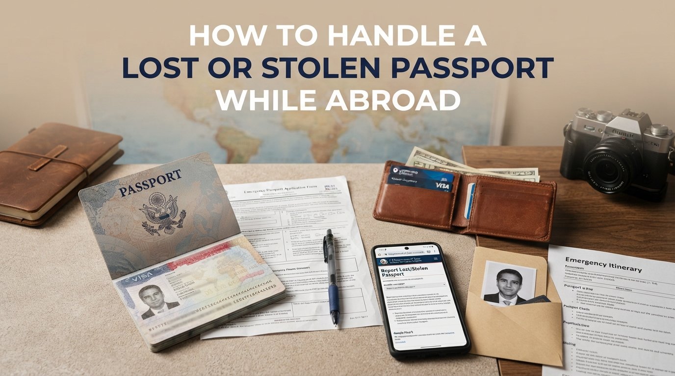 How to Handle a Lost or Stolen Passport While Abroad