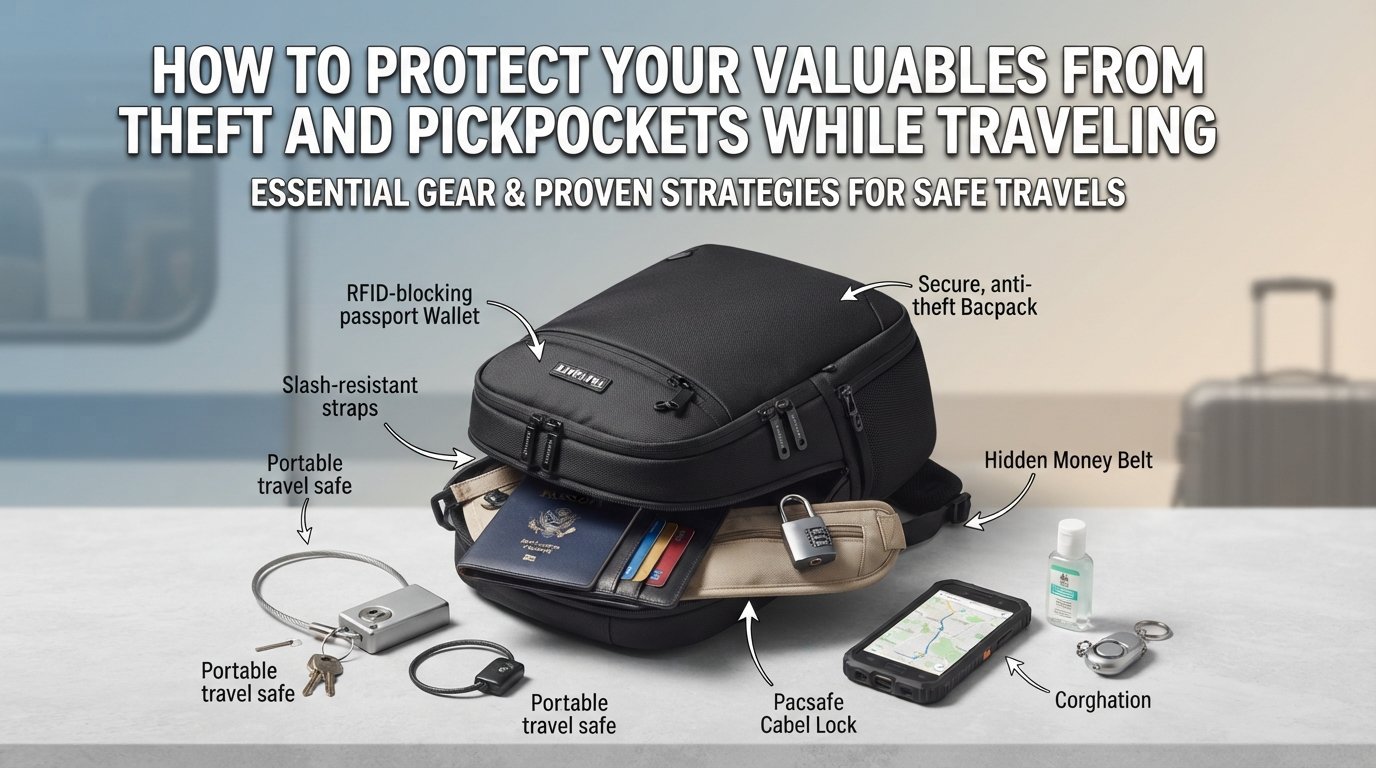 How to Protect Your Valuables From Theft and Pickpockets While Traveling