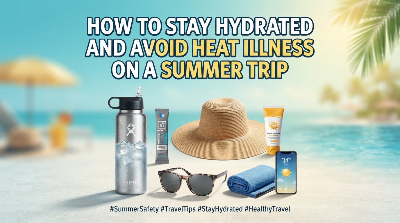 How to Stay Hydrated and Avoid Heat Illness on a Summer Trip