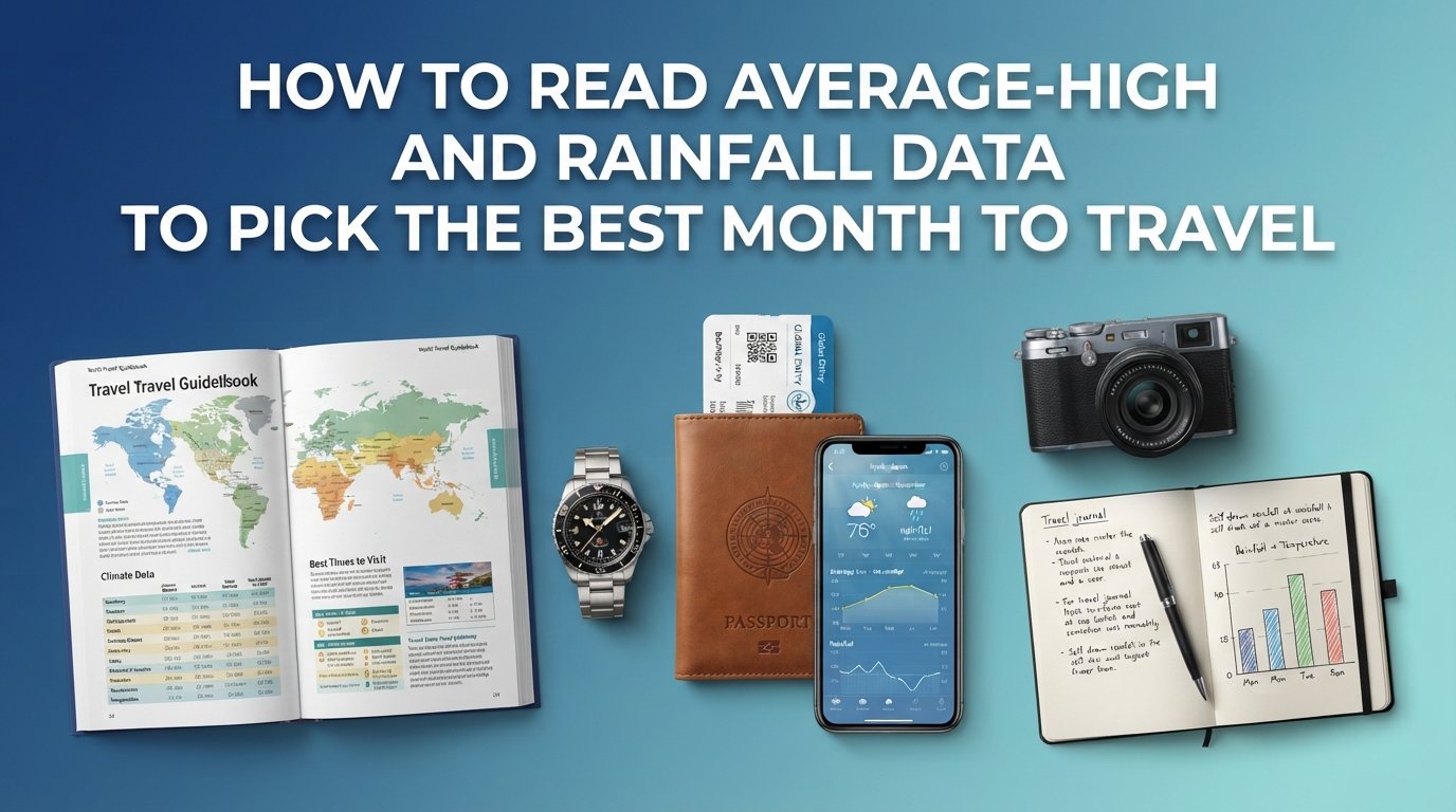 How to Read Average-High and Rainfall Data to Pick the Best Month to Travel