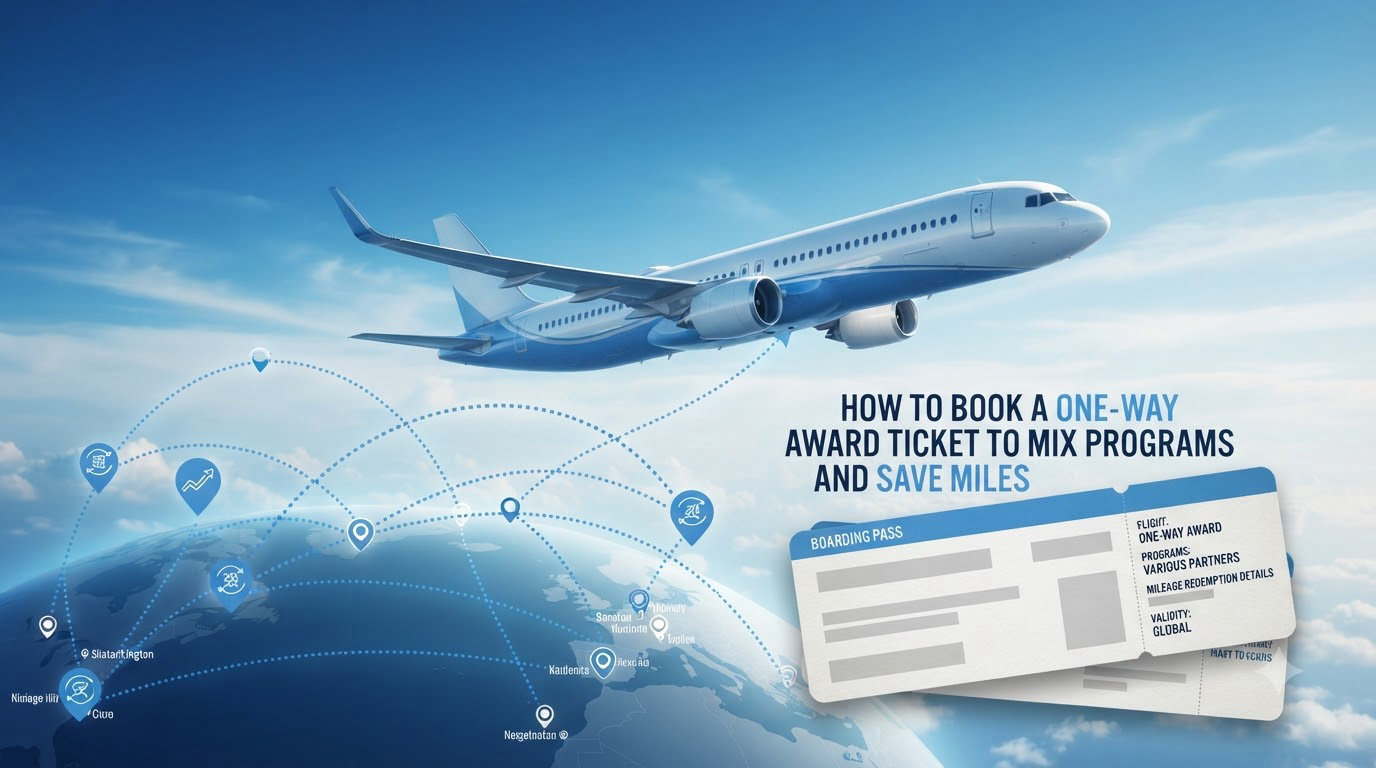 How to Book a One-Way Award Ticket to Mix Programs and Save Miles