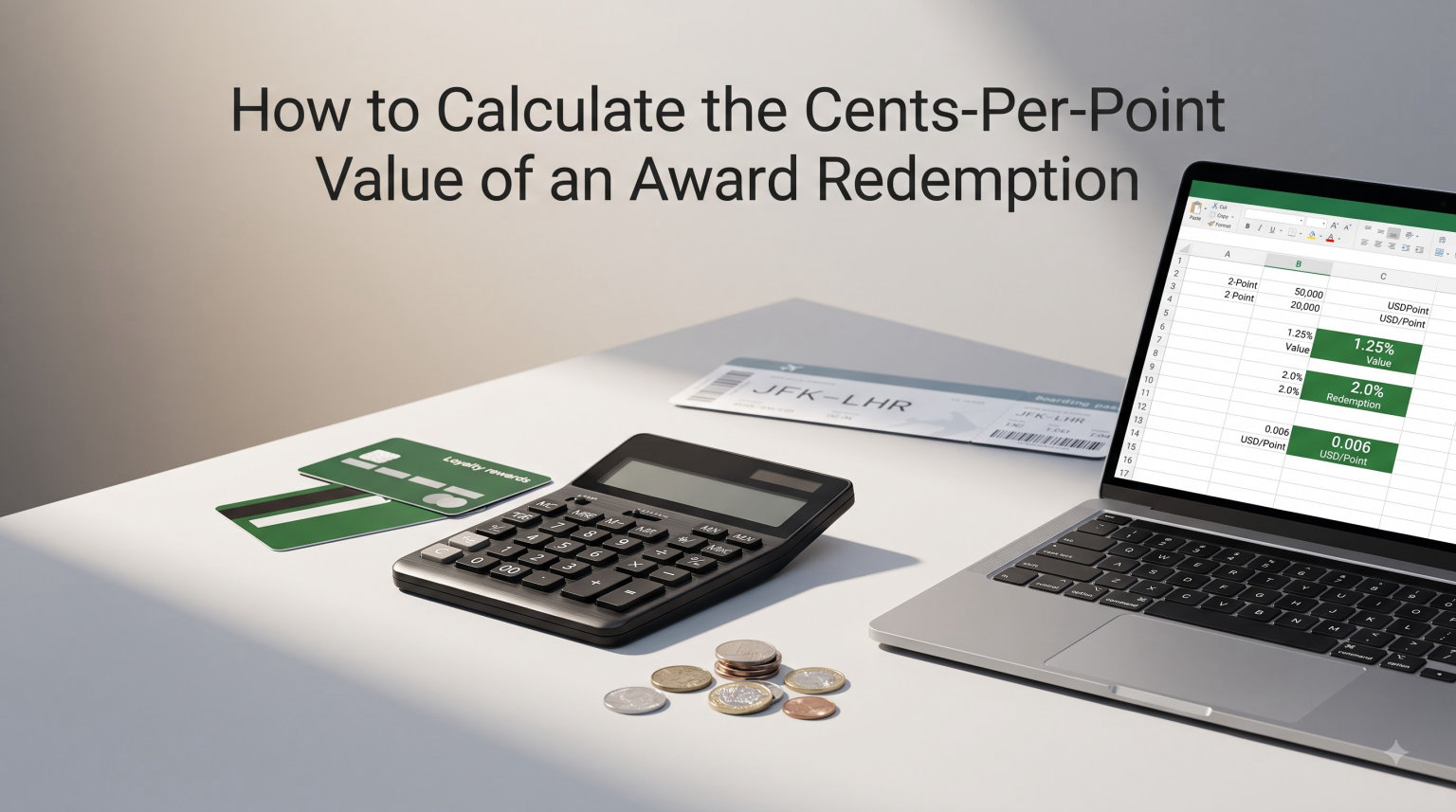 How to Calculate the Cents-Per-Point Value of an Award Redemption