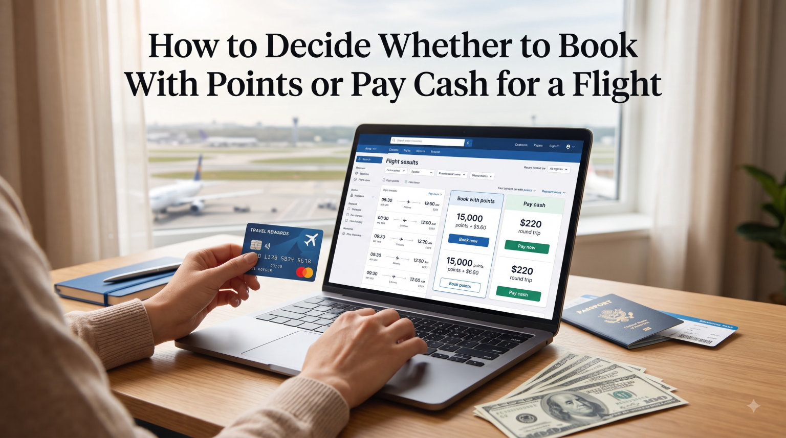 How to Decide Whether to Book With Points or Pay Cash for a Flight