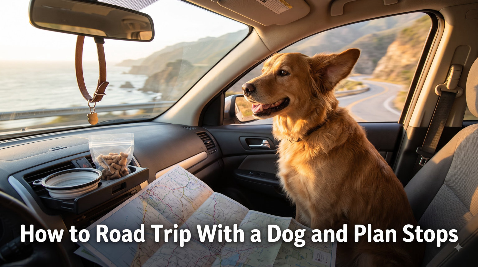How to Road Trip With a Dog and Plan Stops