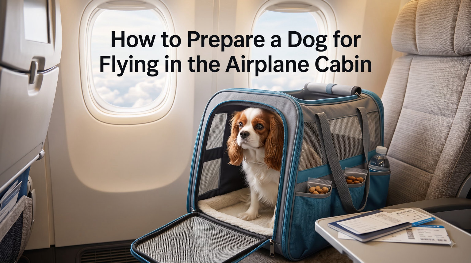 How to Prepare a Dog for Flying in the Airplane Cabin