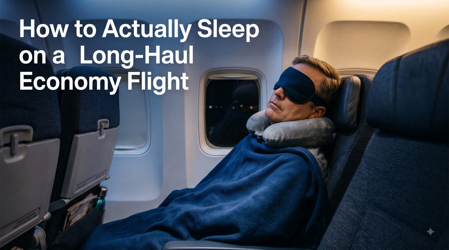 How to Actually Sleep on a Long-Haul Economy Flight