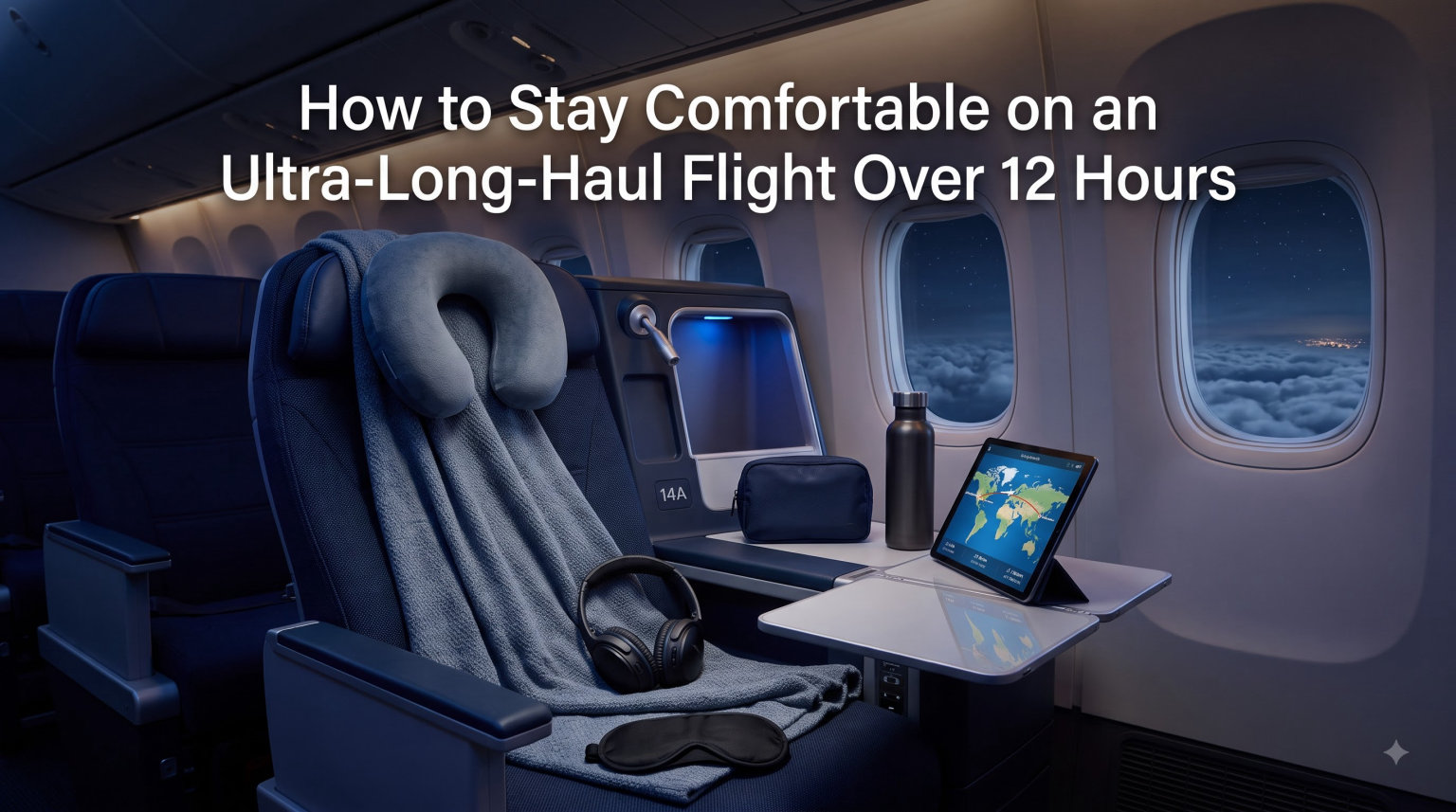 How to Stay Comfortable on an Ultra-Long-Haul Flight Over 12 Hours