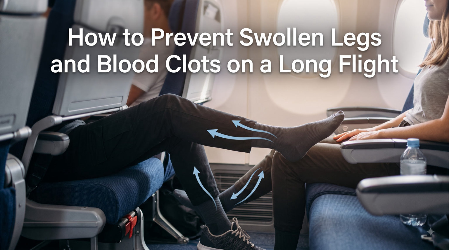 How to Prevent Swollen Legs and Blood Clots on a Long Flight