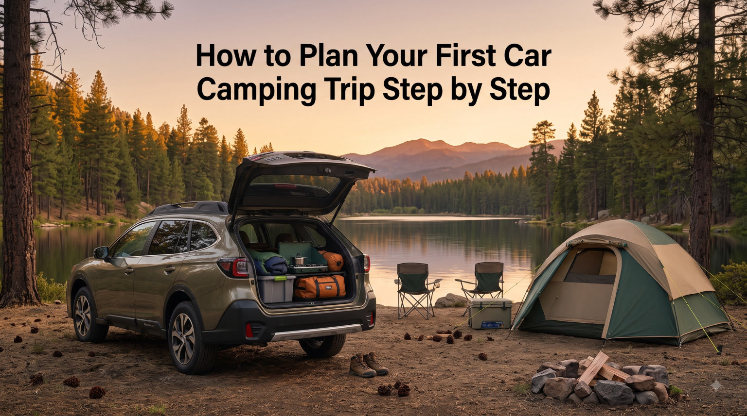 How to Plan Your First Car Camping Trip Step by Step