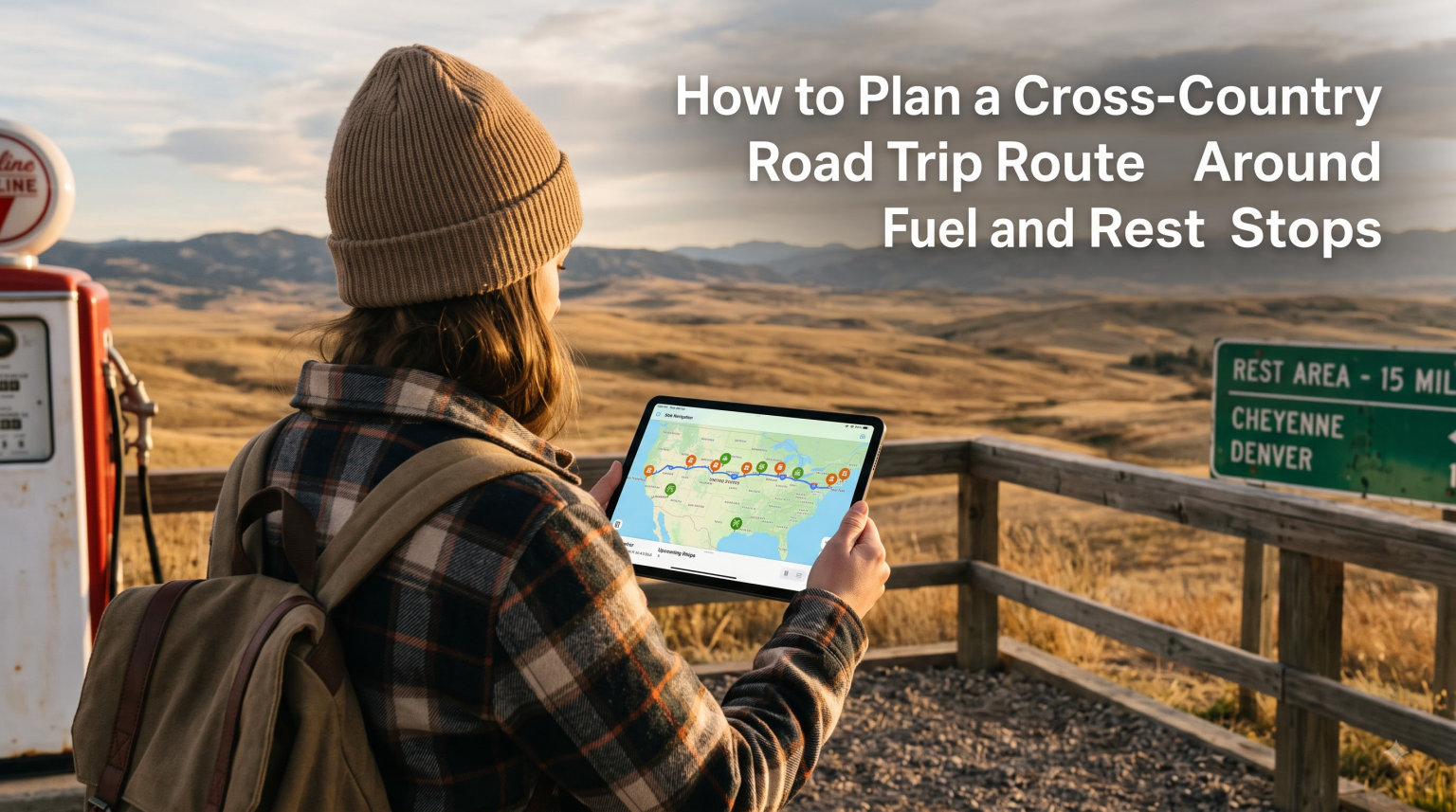 How to Plan a Cross-Country Road Trip Route Around Fuel and Rest Stops