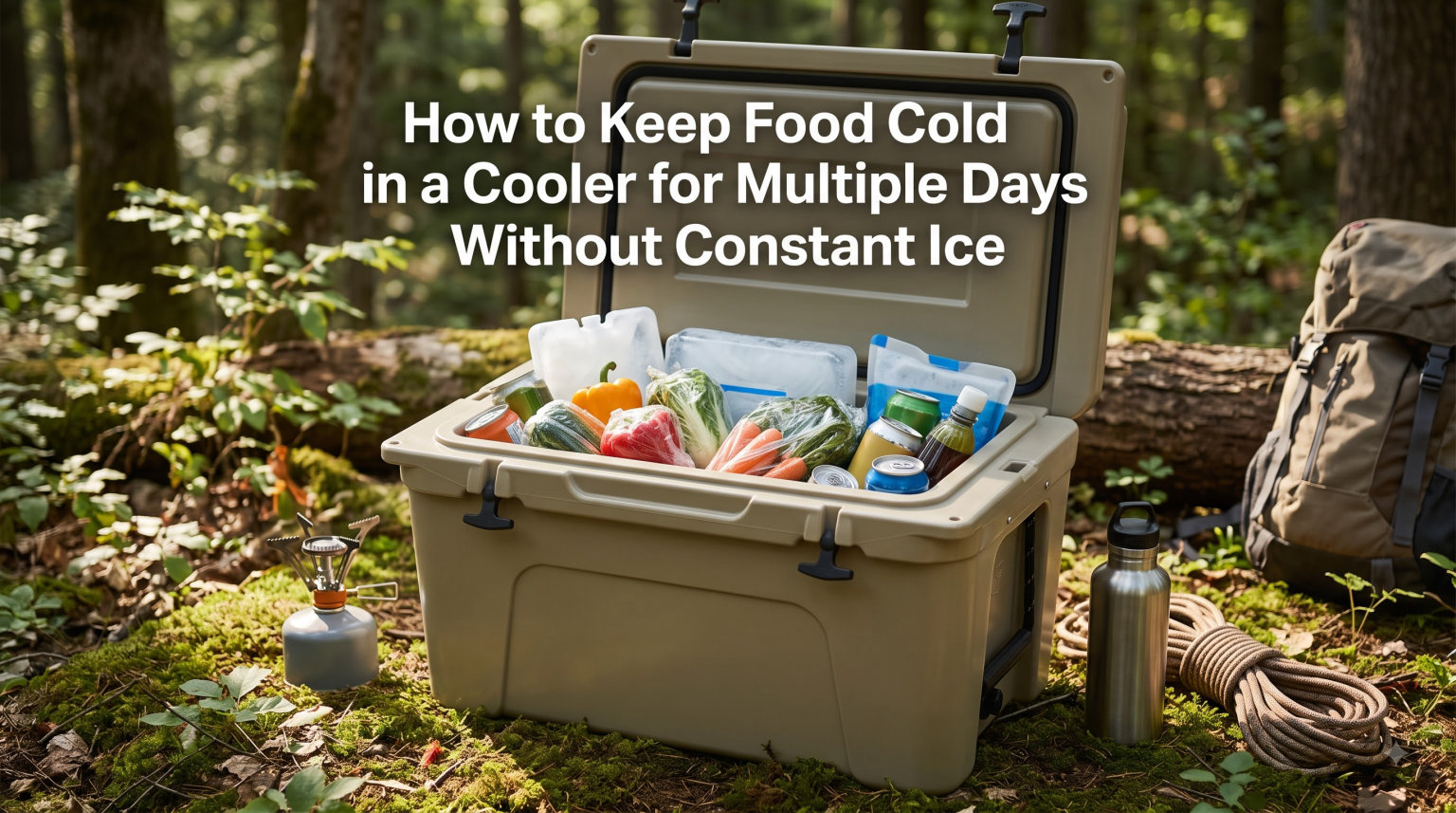 How to Keep Food Cold in a Cooler for Multiple Days Without Constant Ice