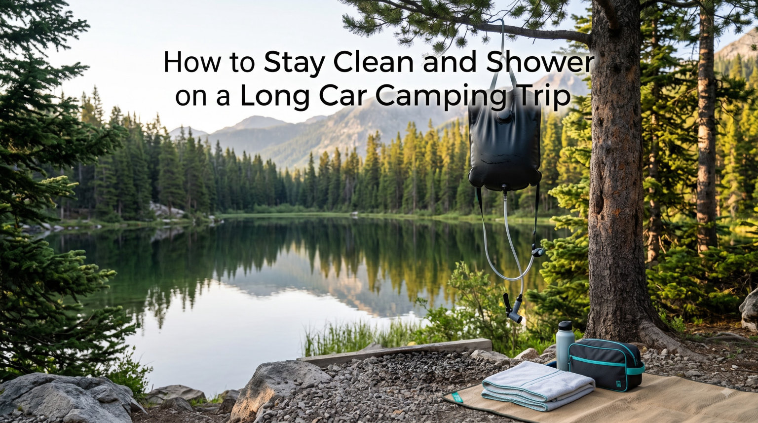 How to Stay Clean and Shower on a Long Car Camping Trip