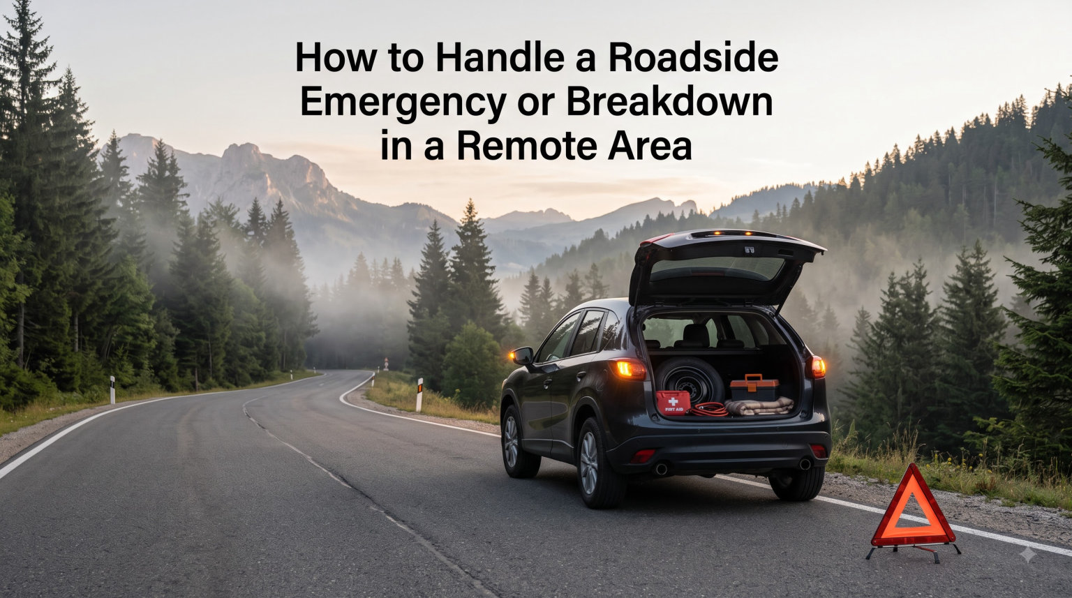 How to Handle a Roadside Emergency or Breakdown in a Remote Area