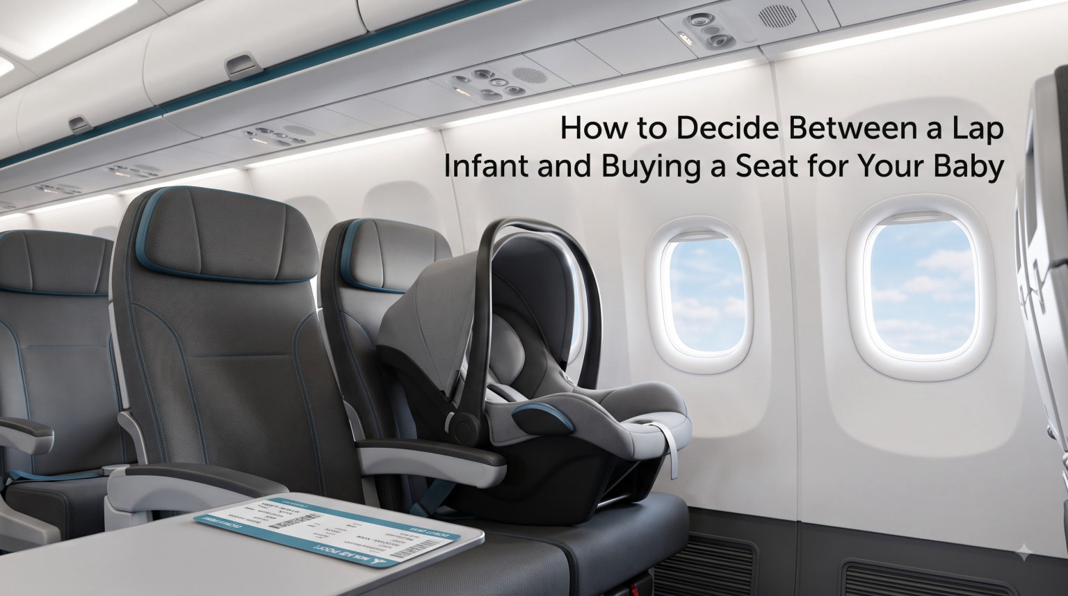 How to Decide Between a Lap Infant and Buying a Seat for Your Baby