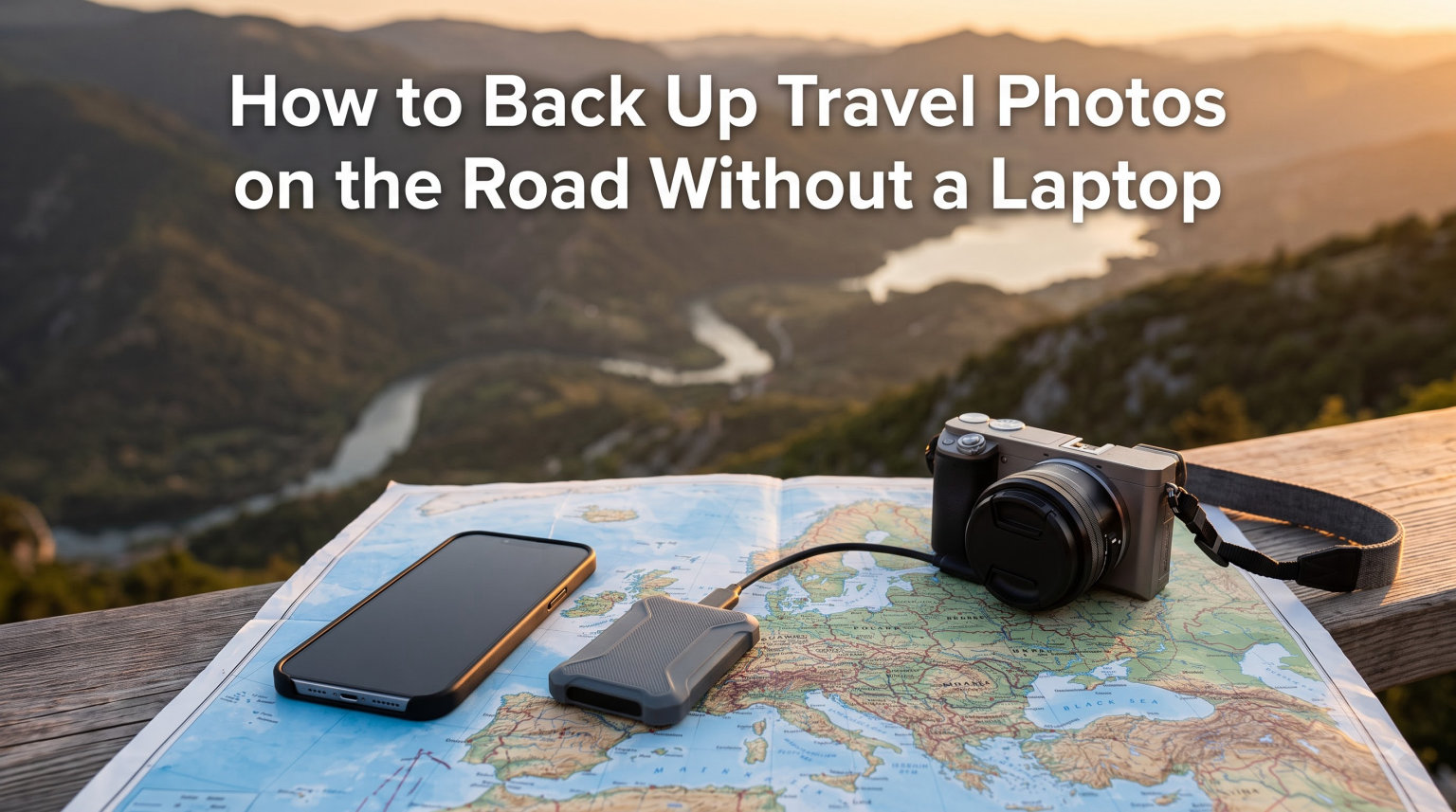 How to Back Up Travel Photos on the Road Without a Laptop