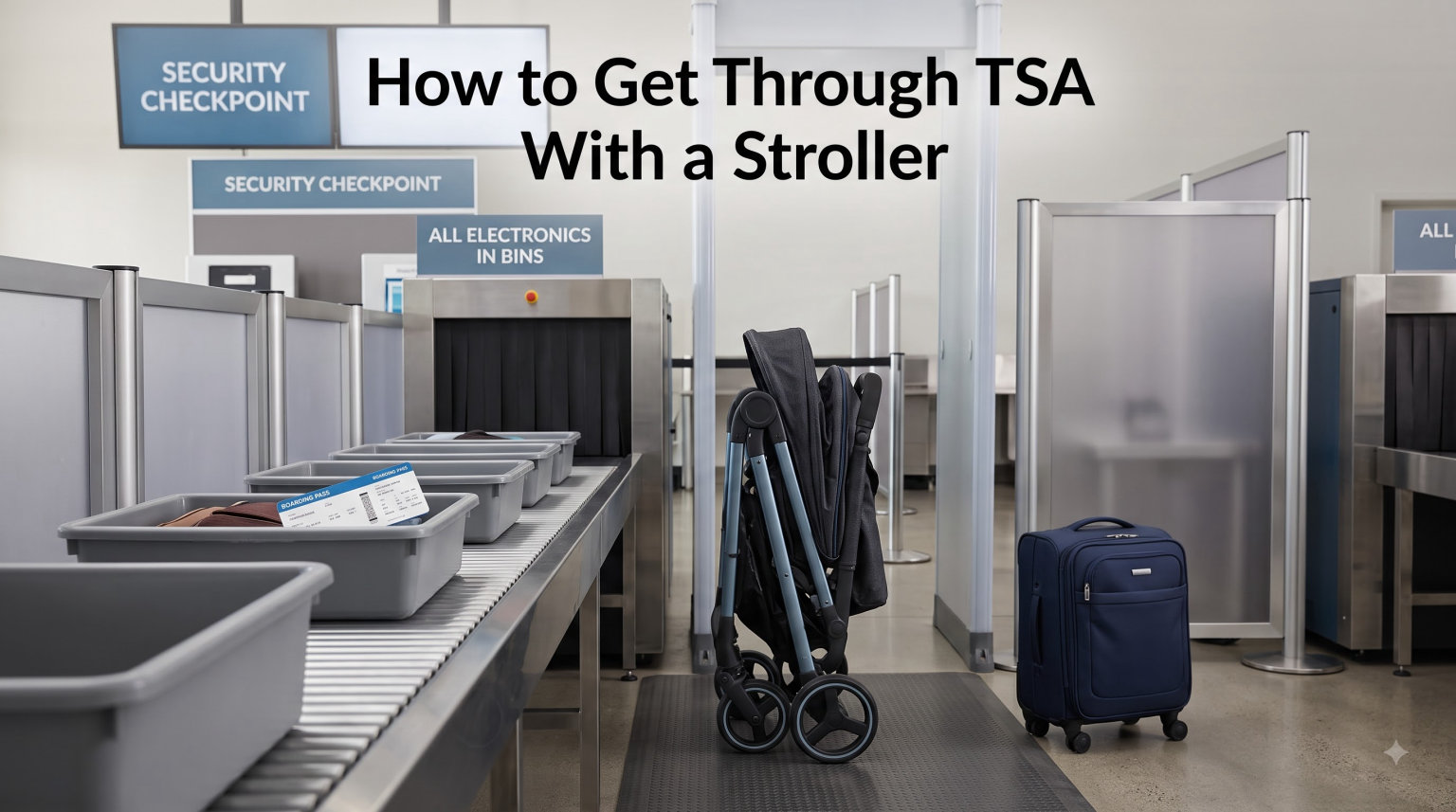 How to Get Through TSA With a Stroller