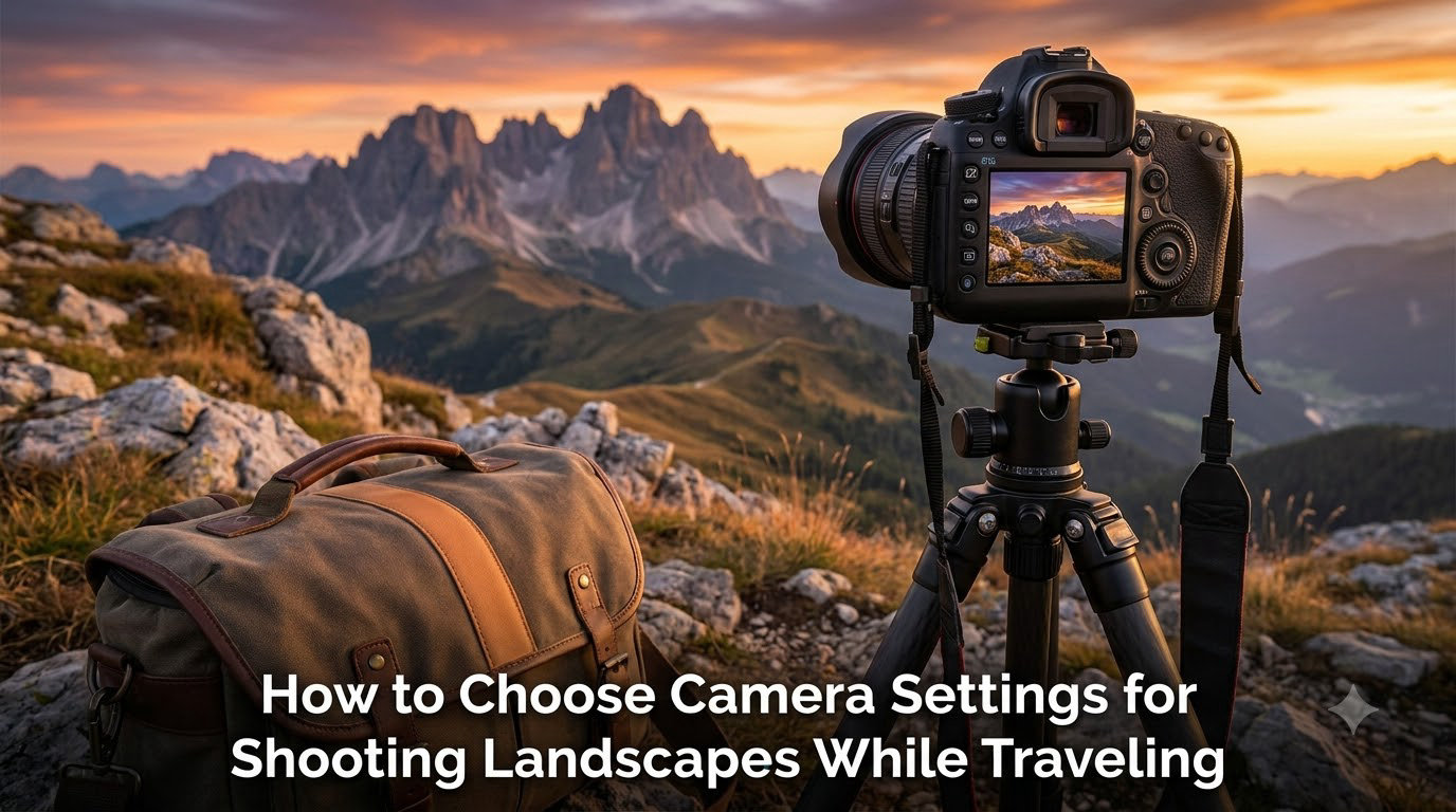How to Choose Camera Settings for Shooting Landscapes While Traveling