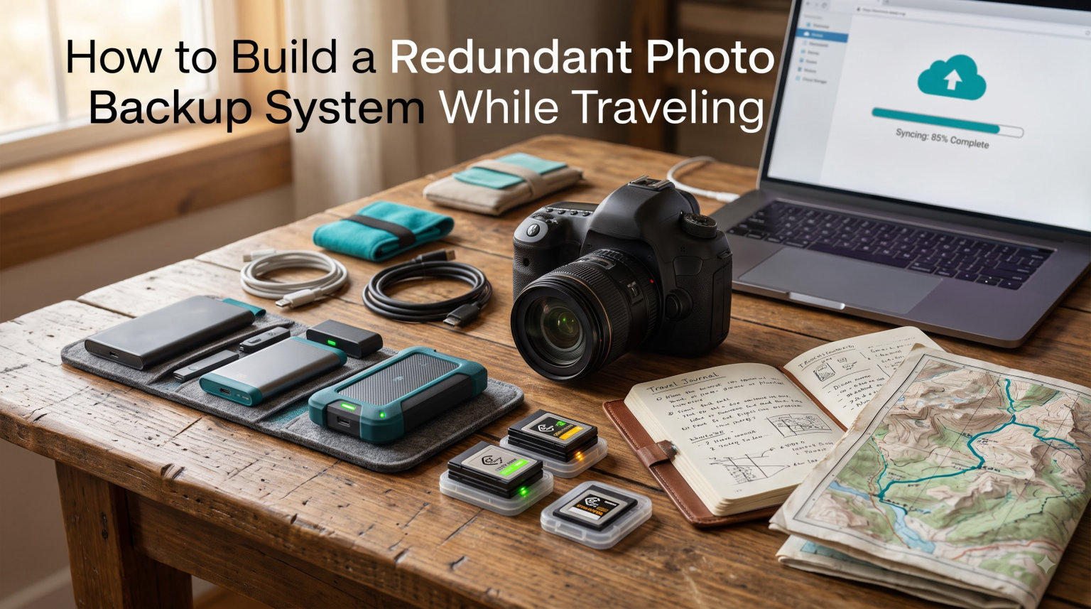 How to Build a Redundant Photo Backup System While Traveling