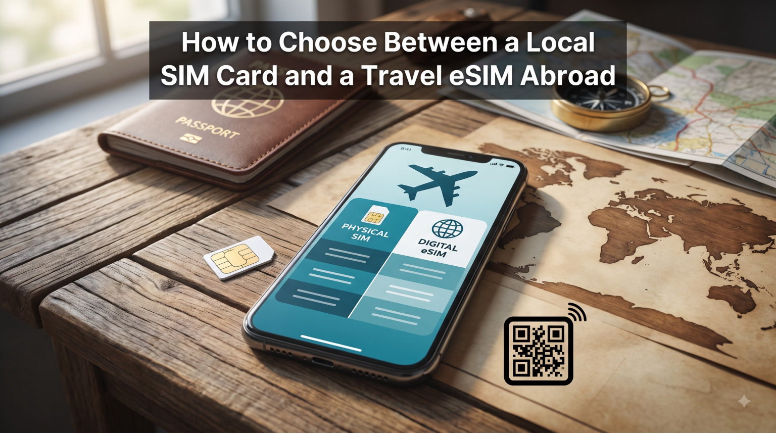 How to Choose Between a Local SIM Card and a Travel eSIM Abroad