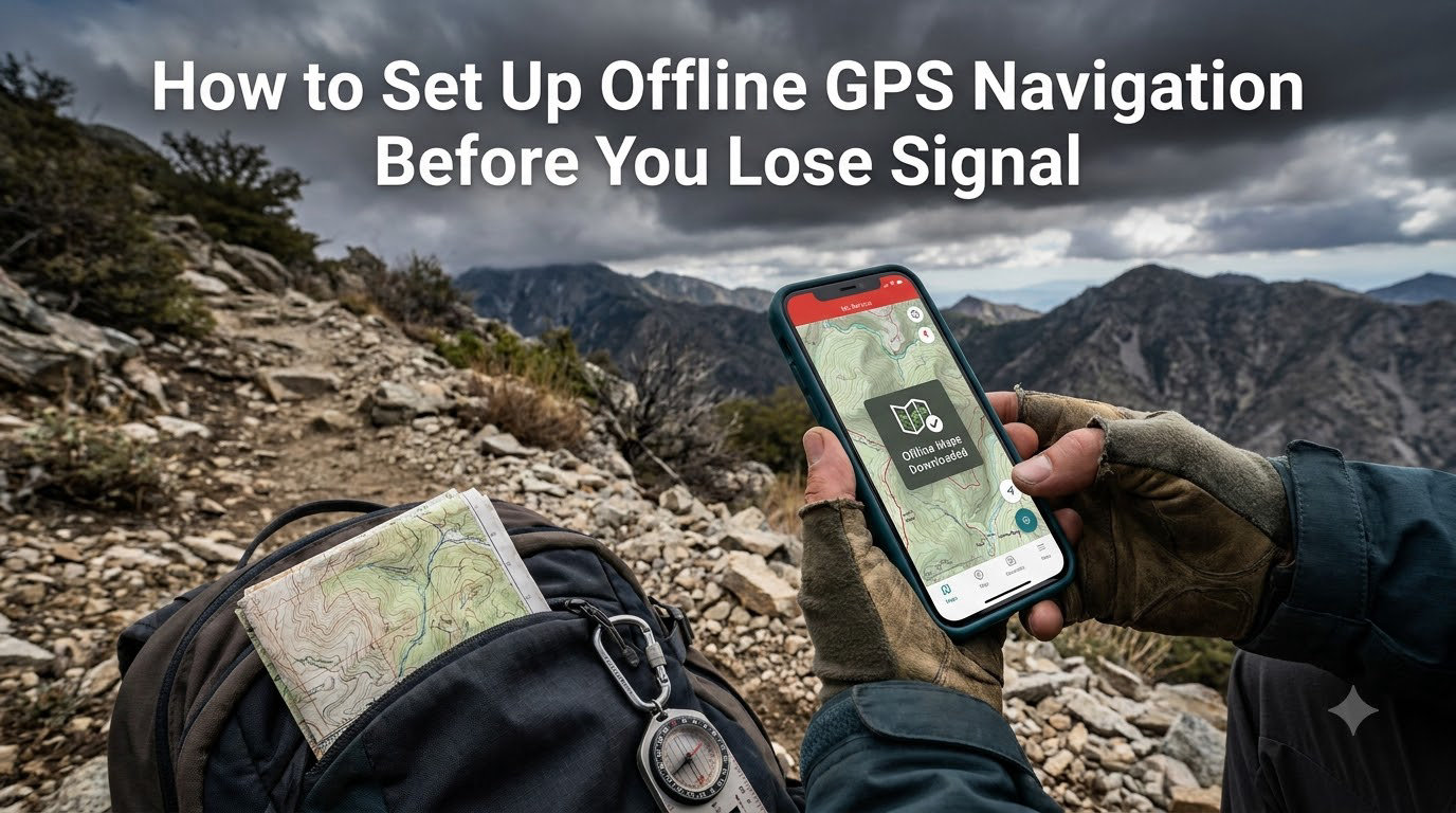 How to Set Up Offline GPS Navigation Before You Lose Signal