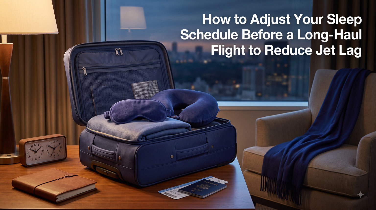 How to Adjust Your Sleep Schedule Before a Long-Haul Flight to Reduce Jet Lag