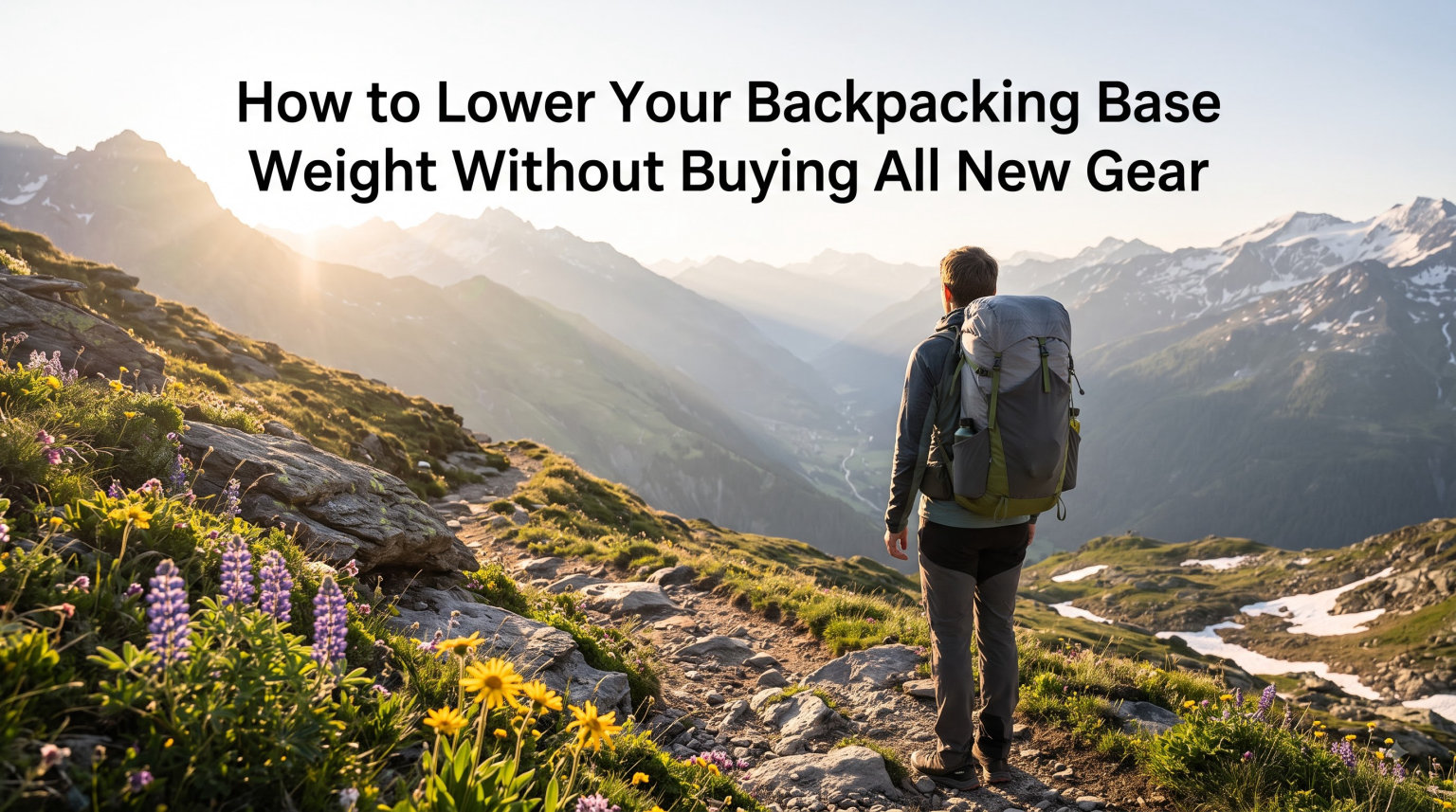 How to Lower Your Backpacking Base Weight Without Buying All New Gear