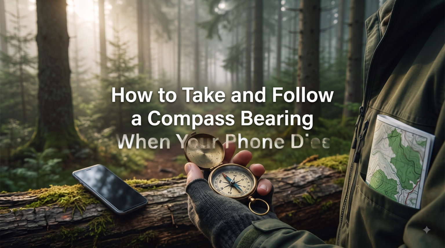How to Take and Follow a Compass Bearing When Your Phone Dies