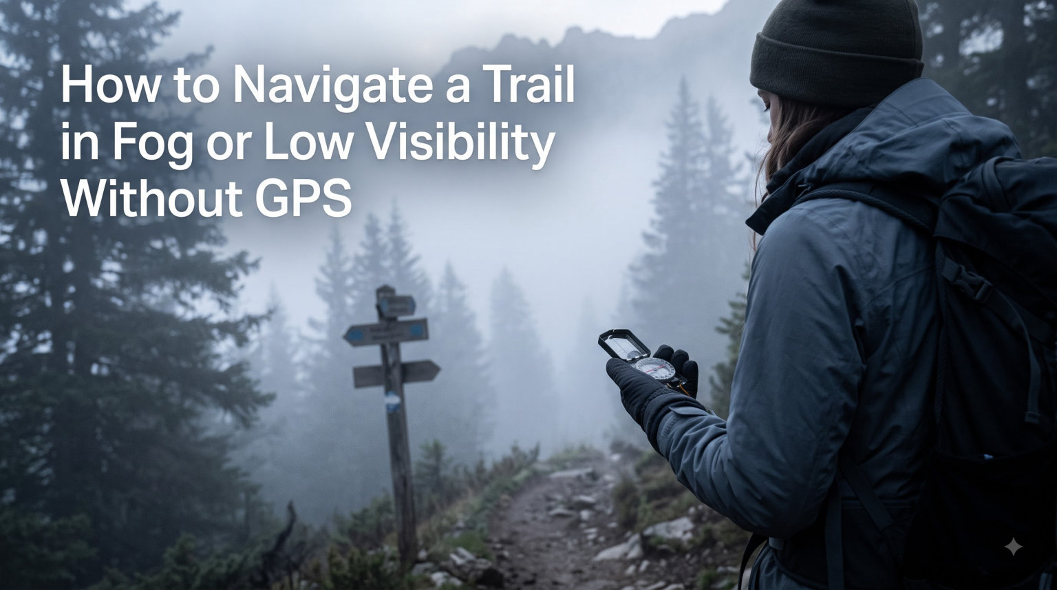 How to Navigate a Trail in Fog or Low Visibility Without GPS