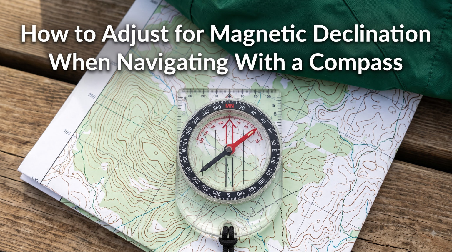 How to Adjust for Magnetic Declination When Navigating With a Compass