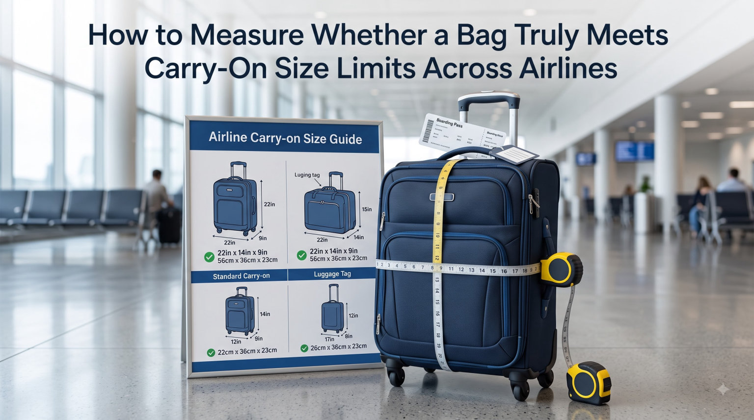 How to Measure Whether a Bag Truly Meets Carry-On Size Limits Across Airlines
