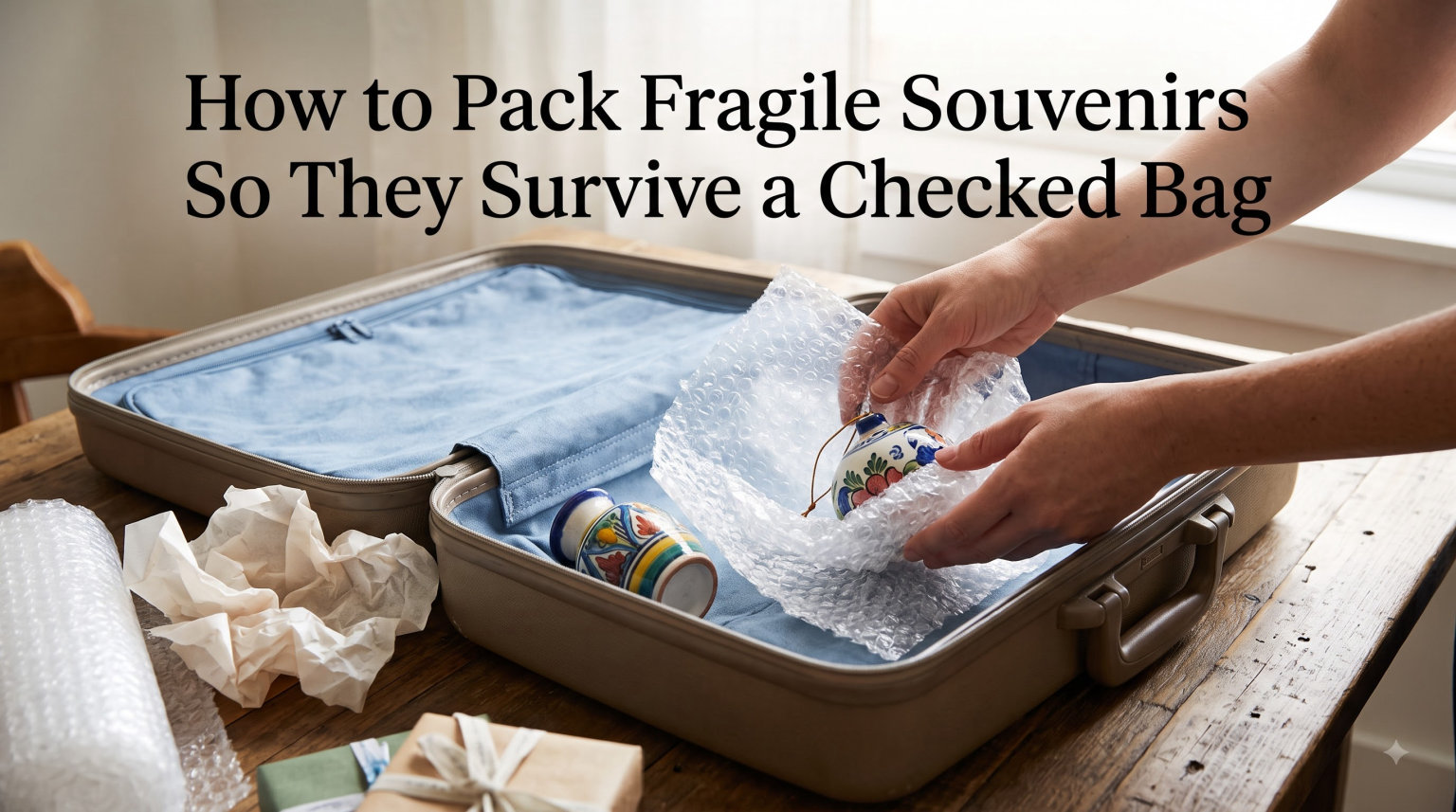 How to Pack Fragile Souvenirs So They Survive a Checked Bag
