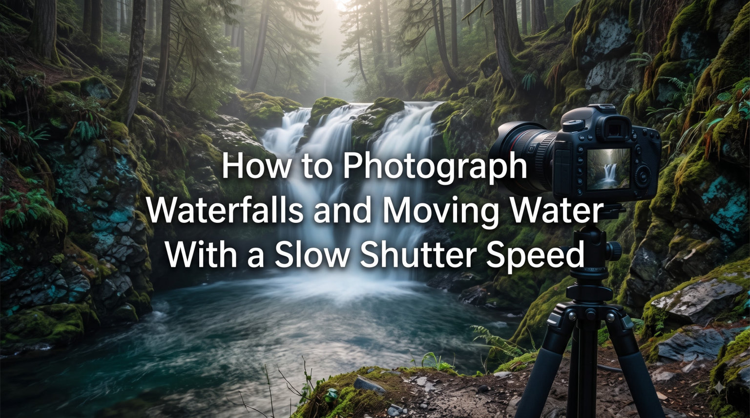 How to Photograph Waterfalls and Moving Water With a Slow Shutter Speed