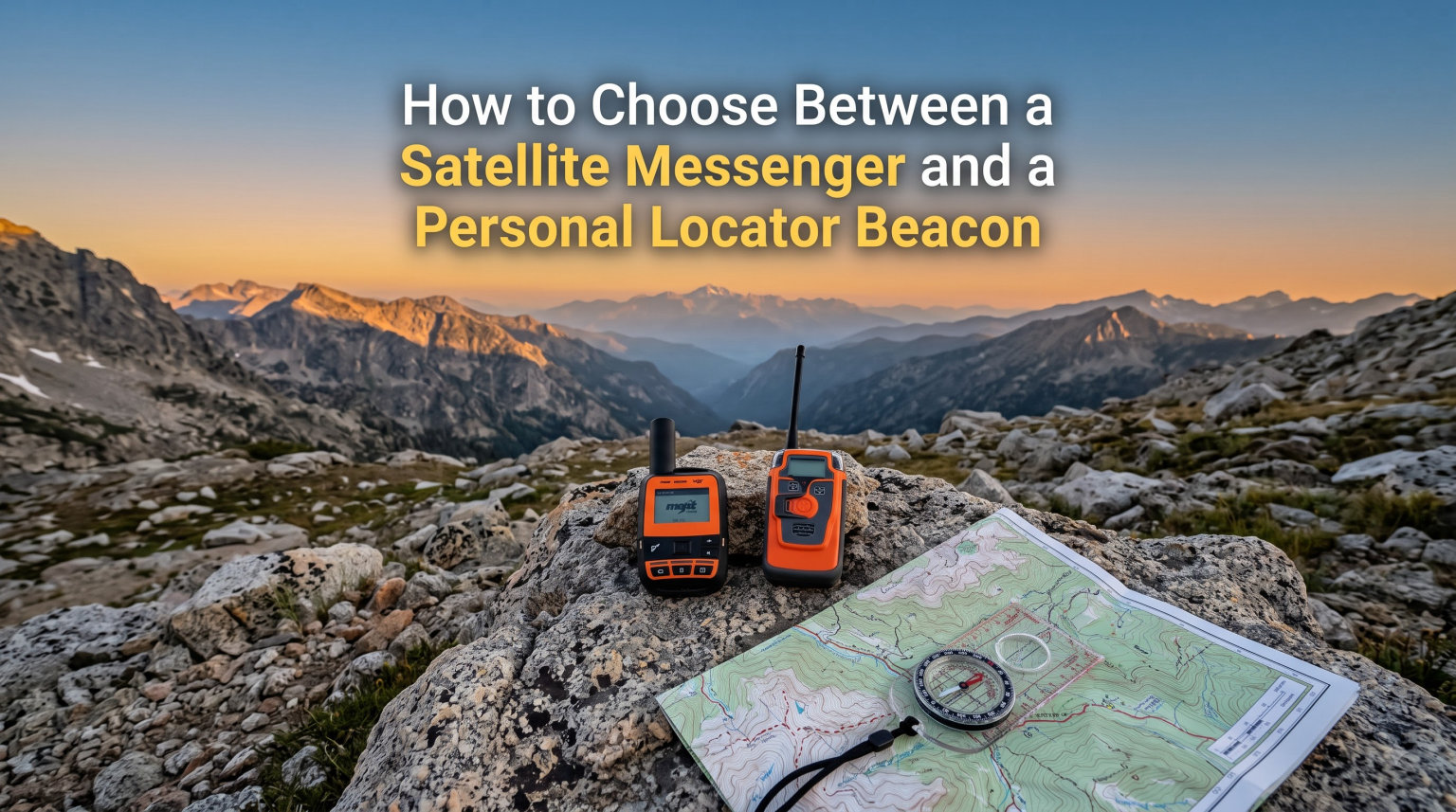 How to Choose Between a Satellite Messenger and a Personal Locator Beacon