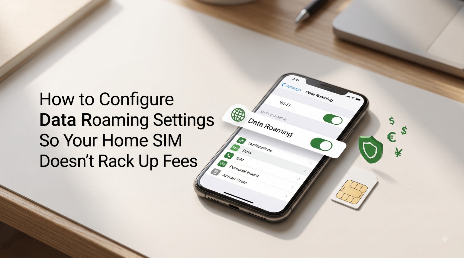 How to Configure Data Roaming Settings So Your Home SIM Doesn't Rack Up Fees