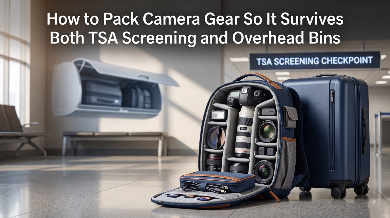 How to Pack Camera Gear So It Survives Both TSA Screening and Overhead Bins