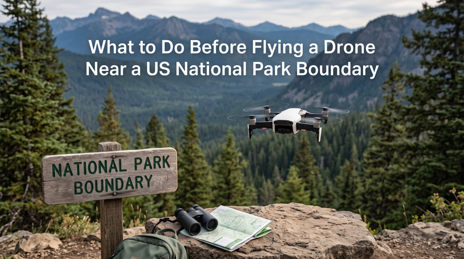 What to Do Before Flying a Drone Near a US National Park Boundary