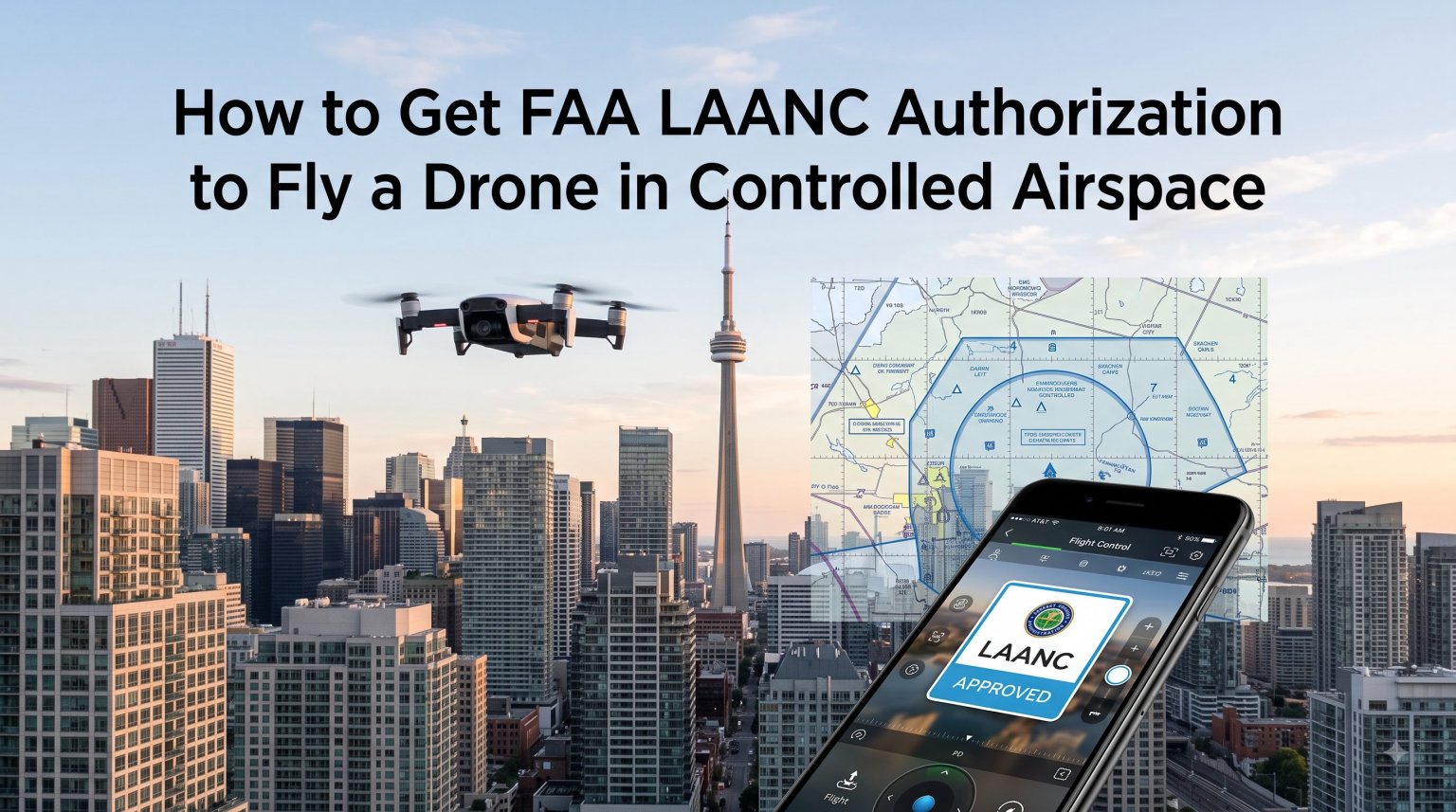 How to Get FAA LAANC Authorization to Fly a Drone in Controlled Airspace