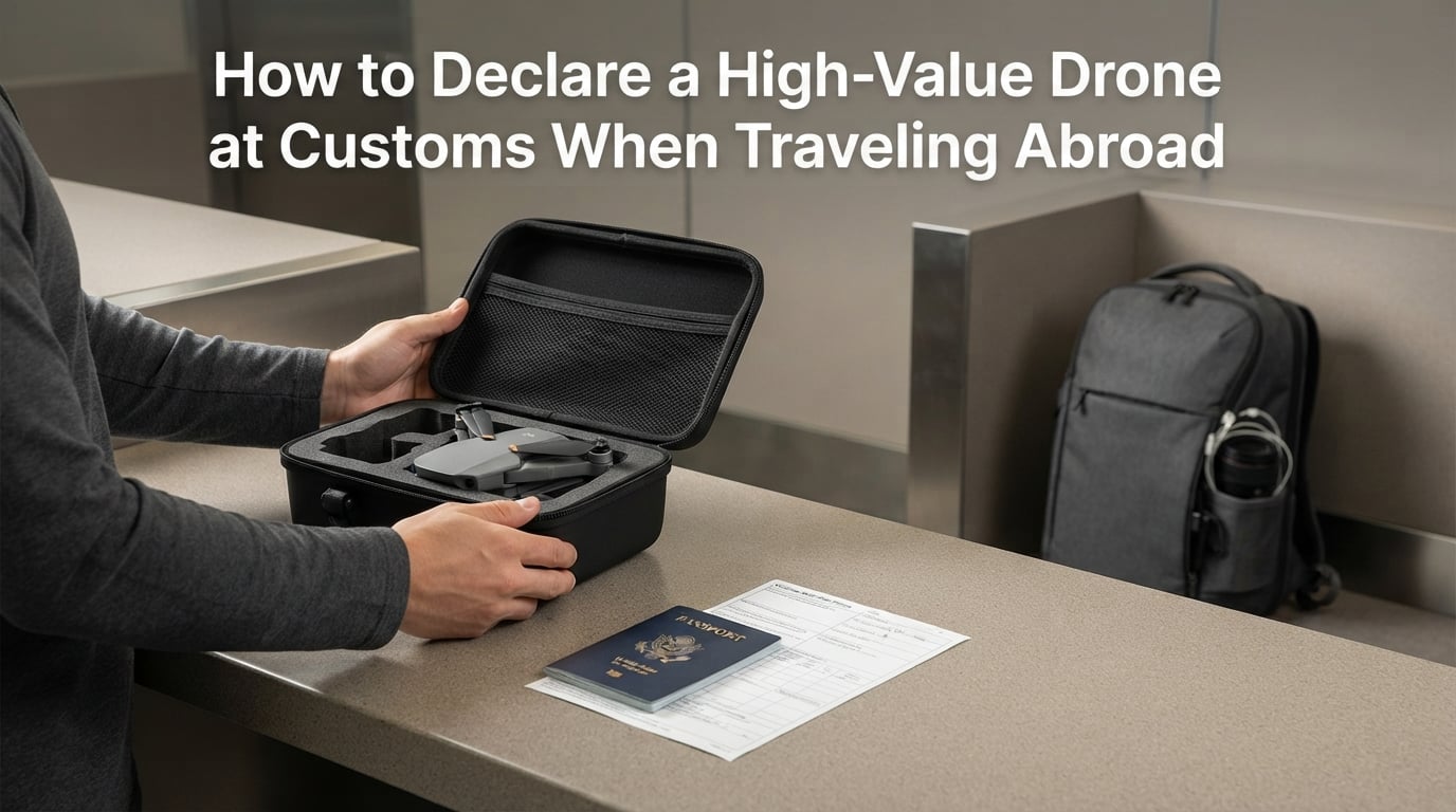 How to Declare a High-Value Drone at Customs When Traveling Abroad