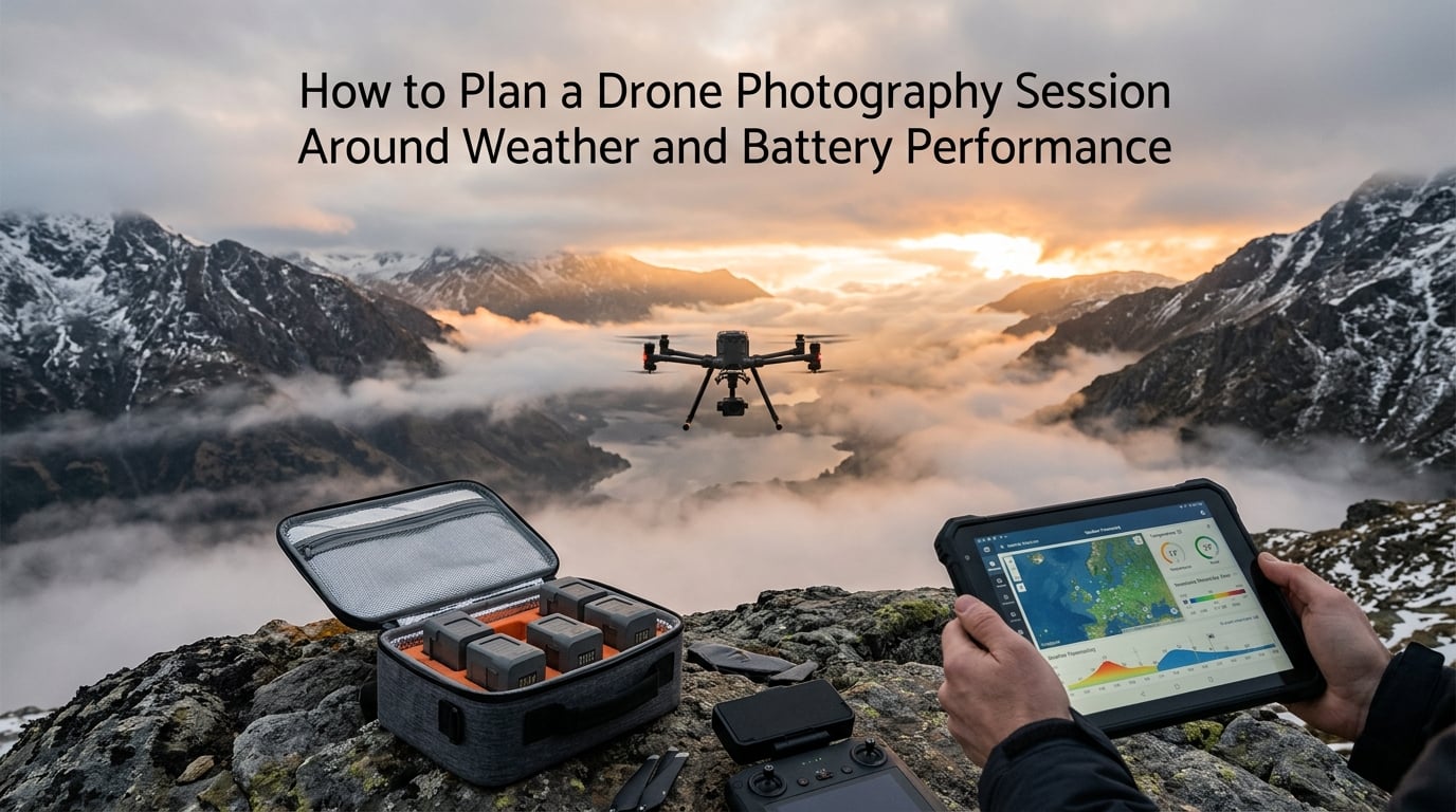 How to Plan a Drone Photography Session Around Weather and Battery Performance