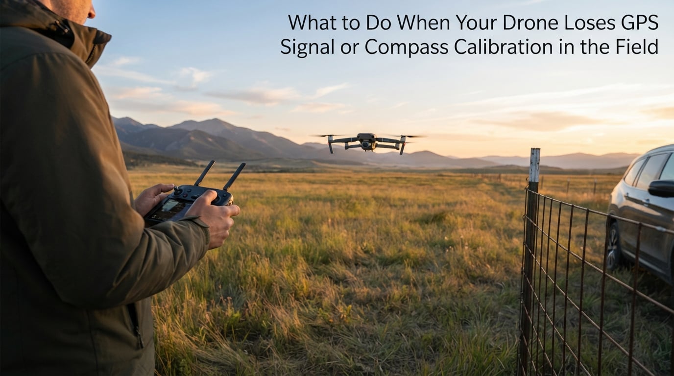 What to Do When Your Drone Loses GPS Signal or Compass Calibration in the Field