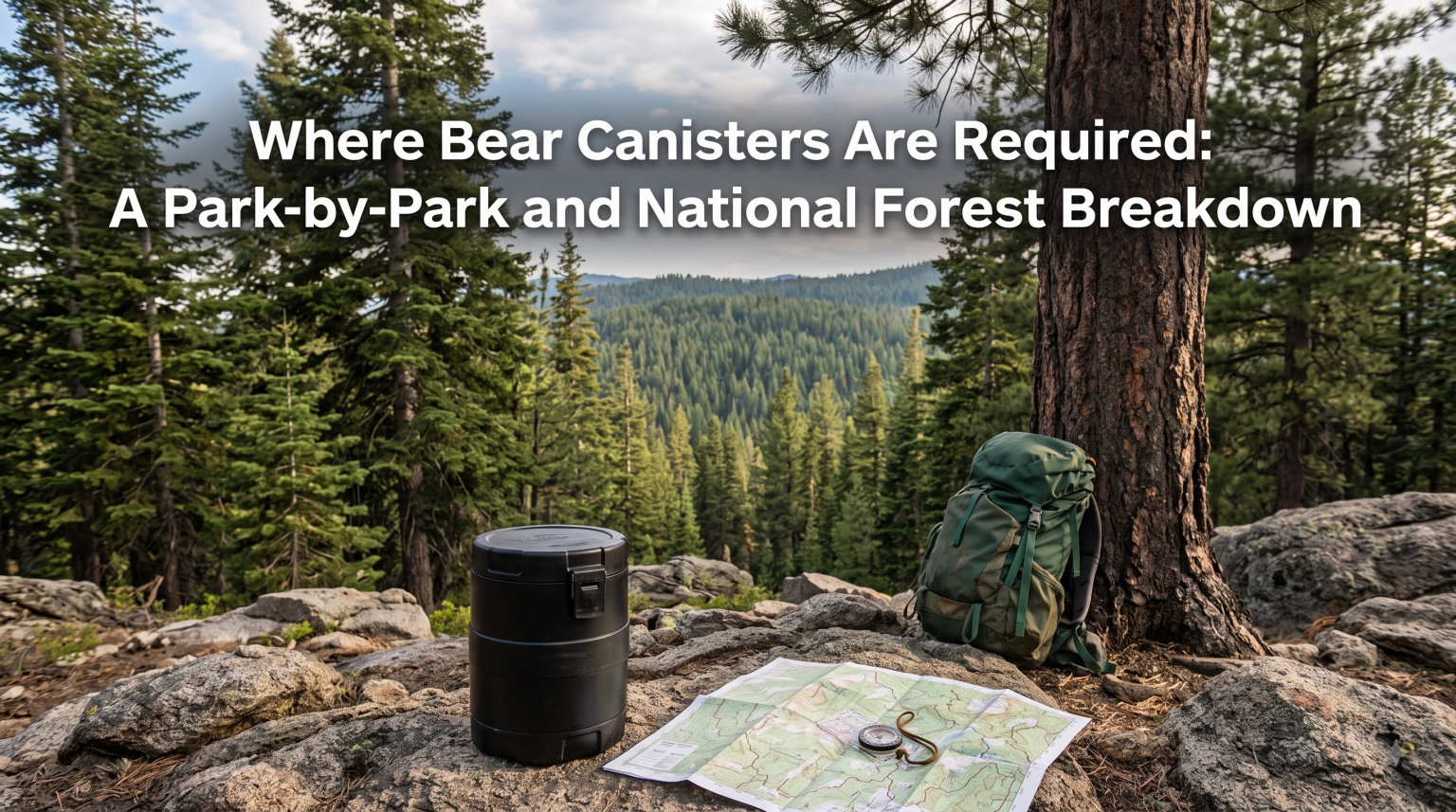 Where Bear Canisters Are Required: A Park-by-Park and National Forest Breakdown