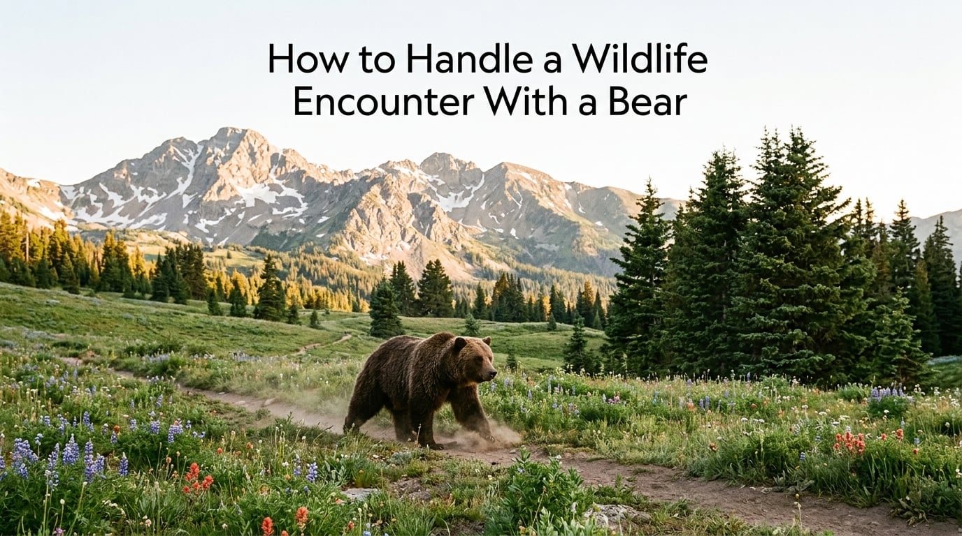 How to Handle a Wildlife Encounter With a Bear