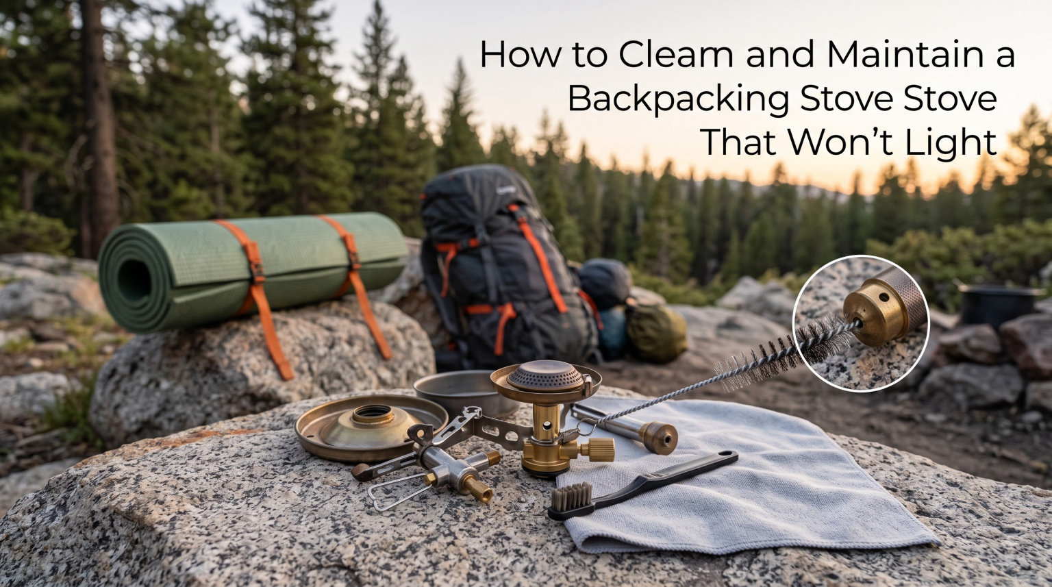 How to Clean and Maintain a Backpacking Stove That Won't Light