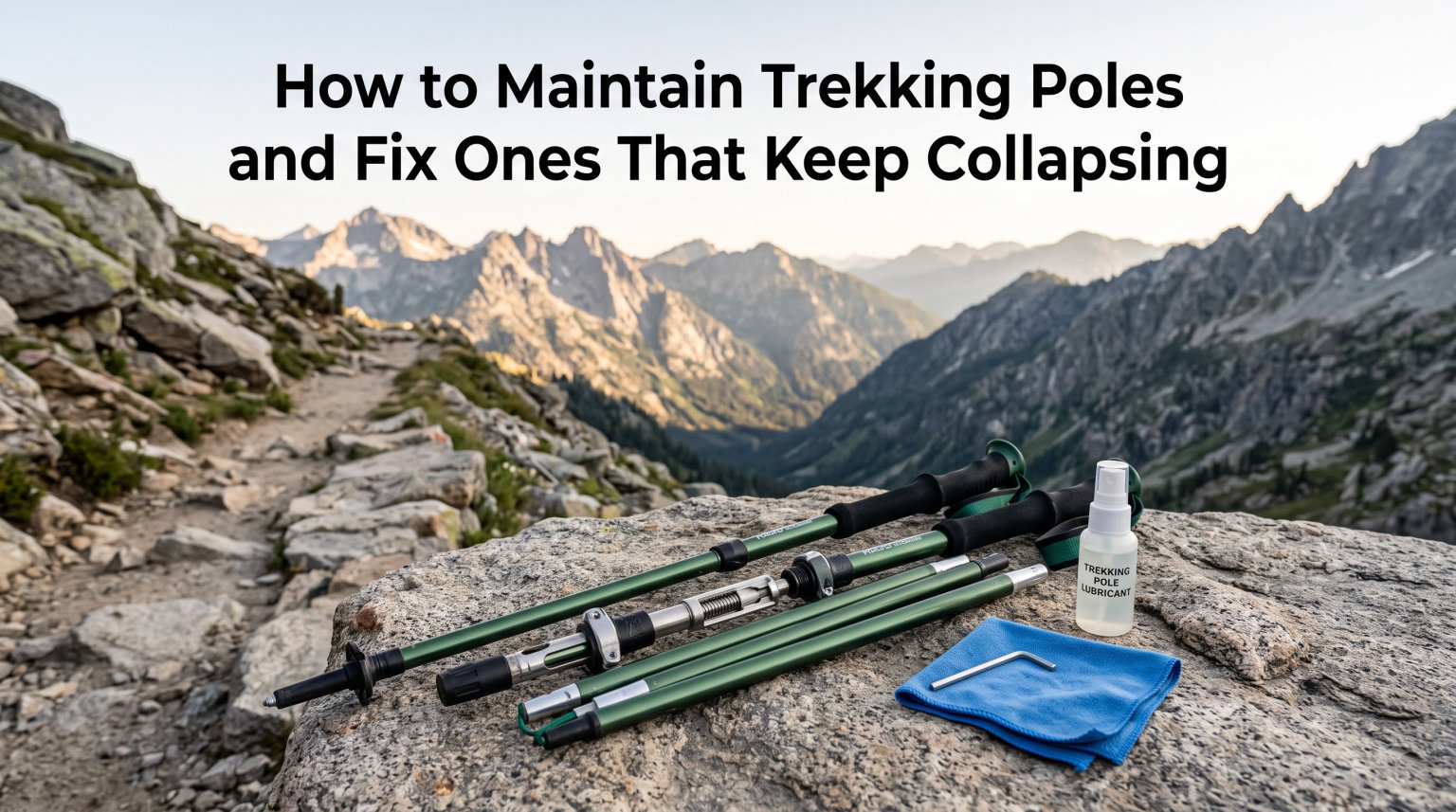 How to Maintain Trekking Poles and Fix Ones That Keep Collapsing