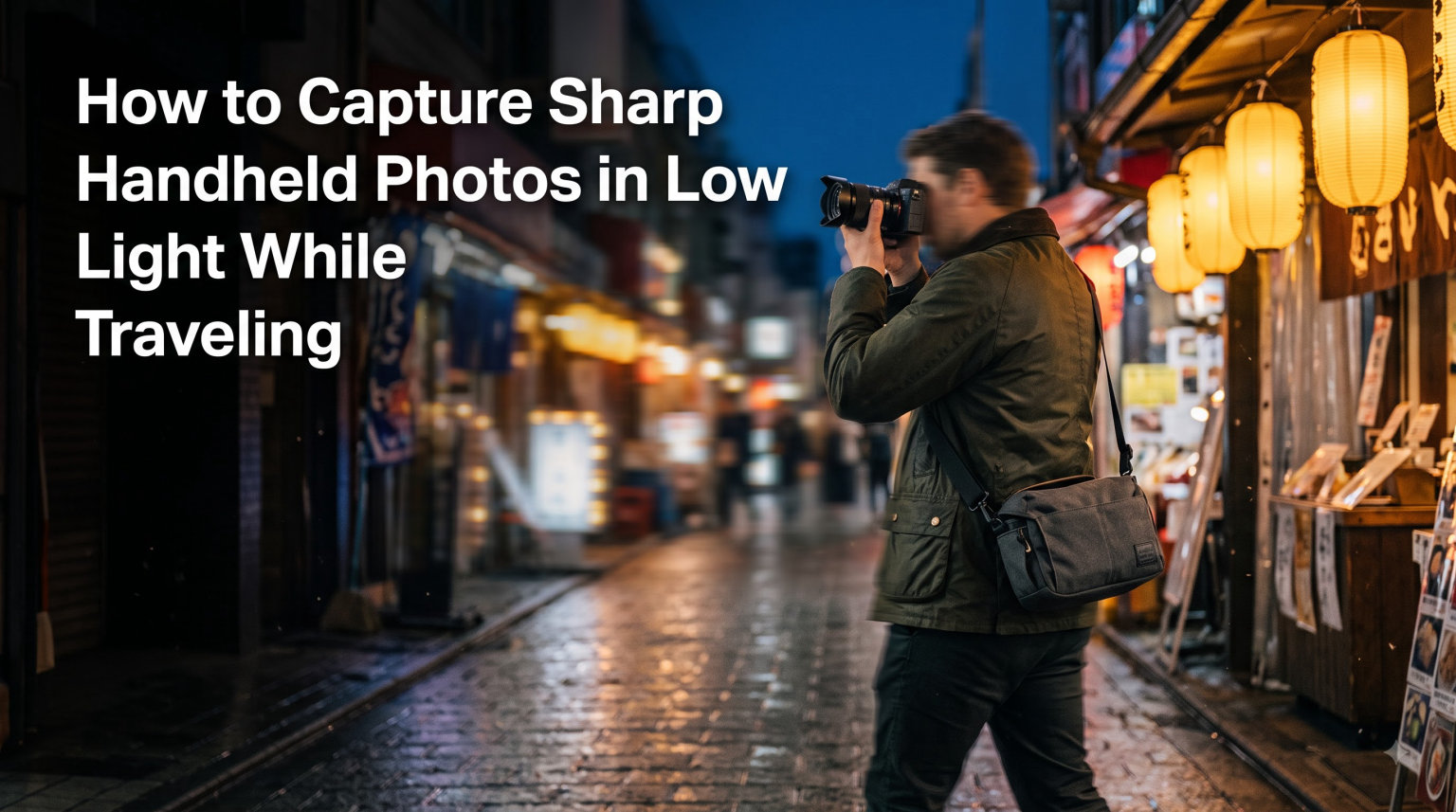 How to Capture Sharp Handheld Photos in Low Light While Traveling