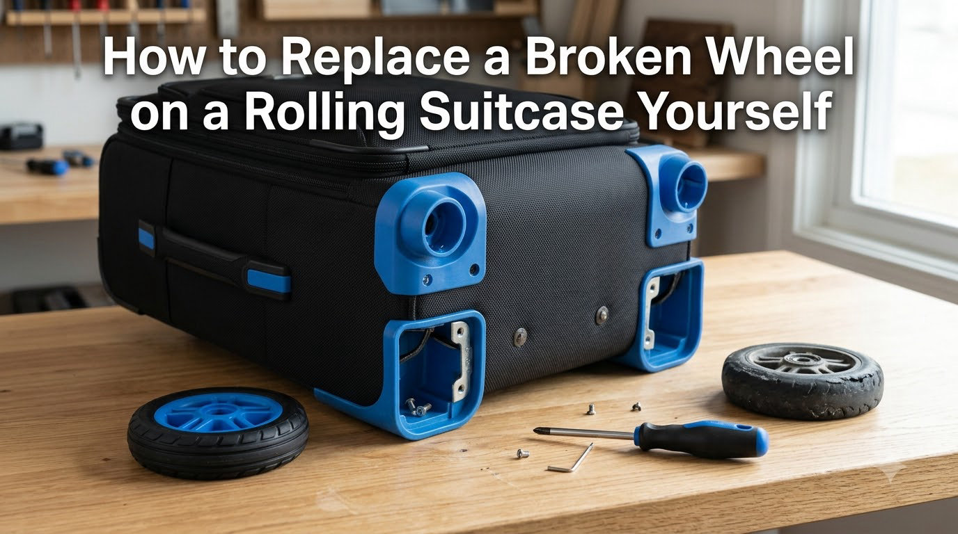 How to Replace a Broken Wheel on a Rolling Suitcase Yourself