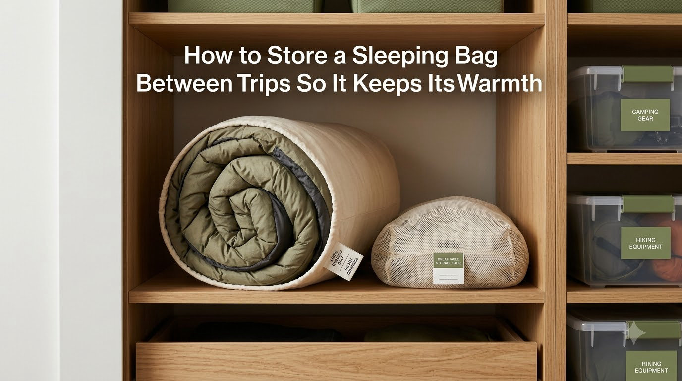 How to Store a Sleeping Bag Between Trips So It Keeps Its Warmth