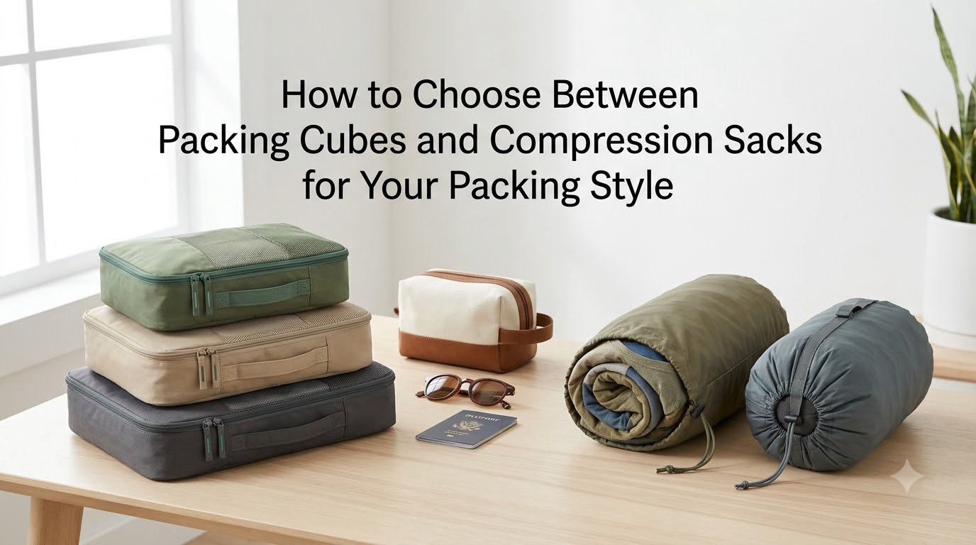 How to Choose Between Packing Cubes and Compression Sacks for Your Packing Style